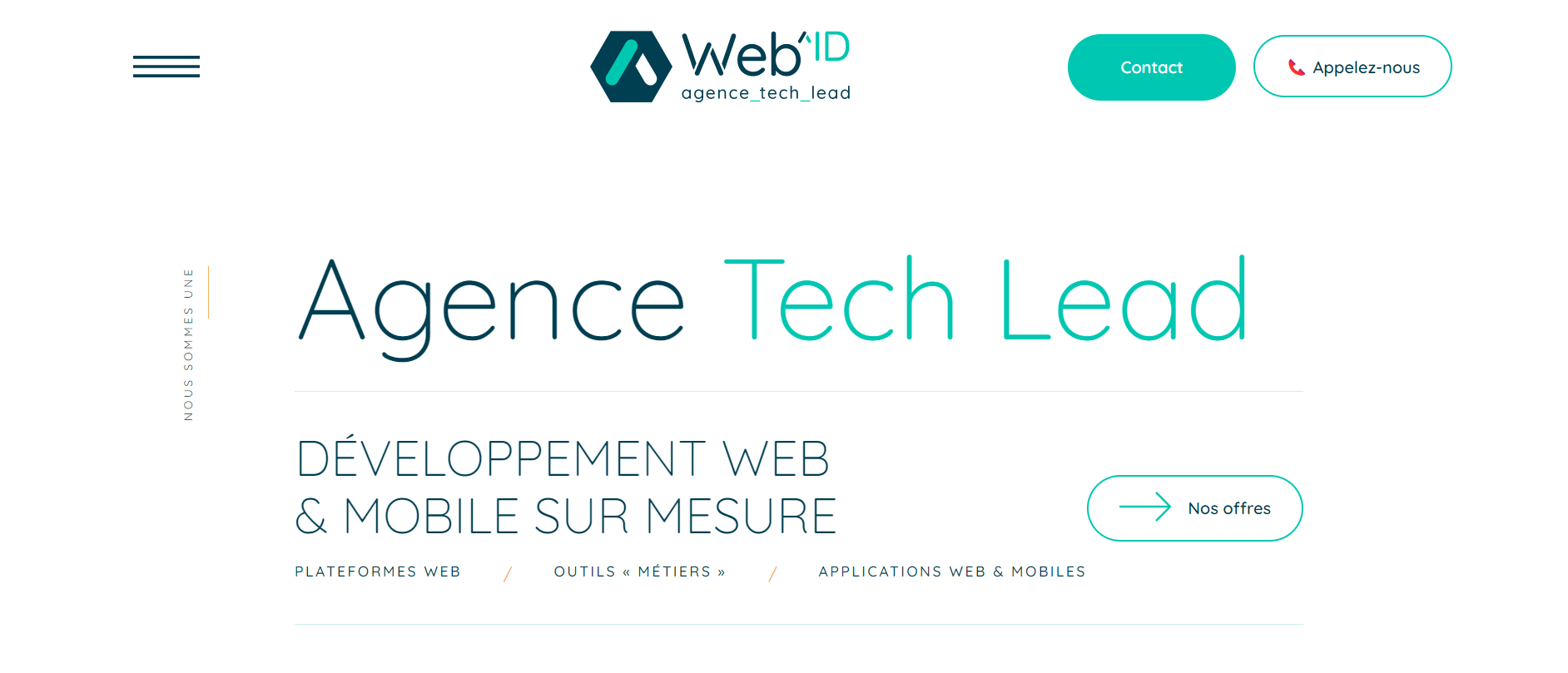  WEB-ID Agence digitale Web & Mobile — Développement sur-mesure | Certifiée Laravel - Agence Web à Lyon 