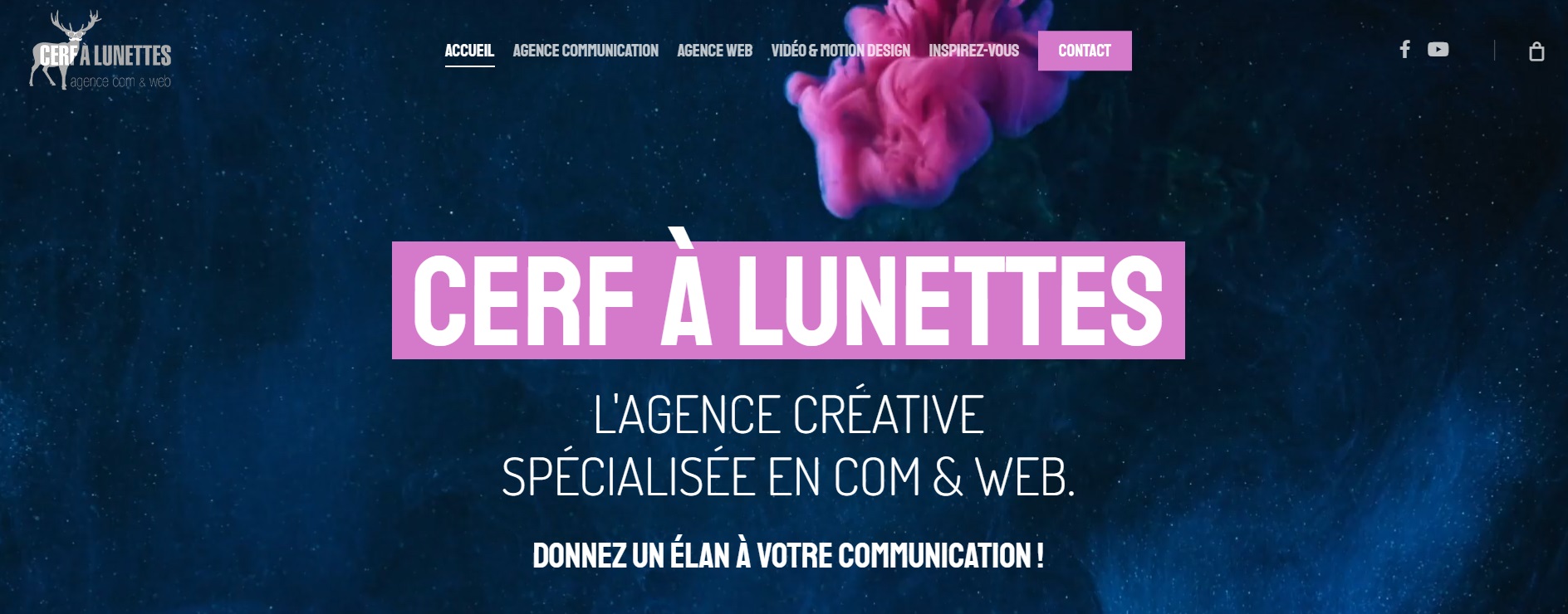  Cerf à Lunettes, motion design et référencement - Agence Web à Grenoble