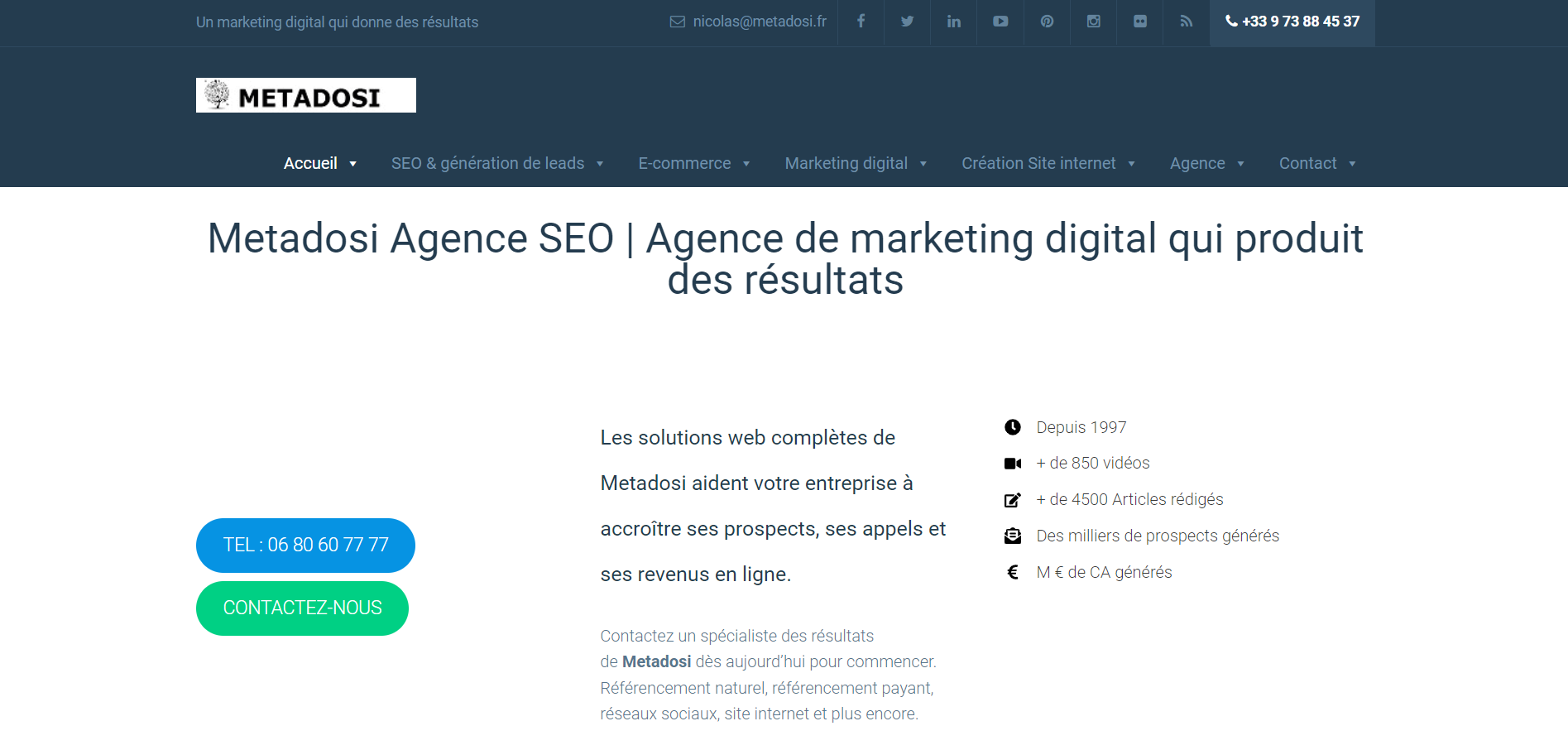  Metadosi - Agence Web à Grenoble