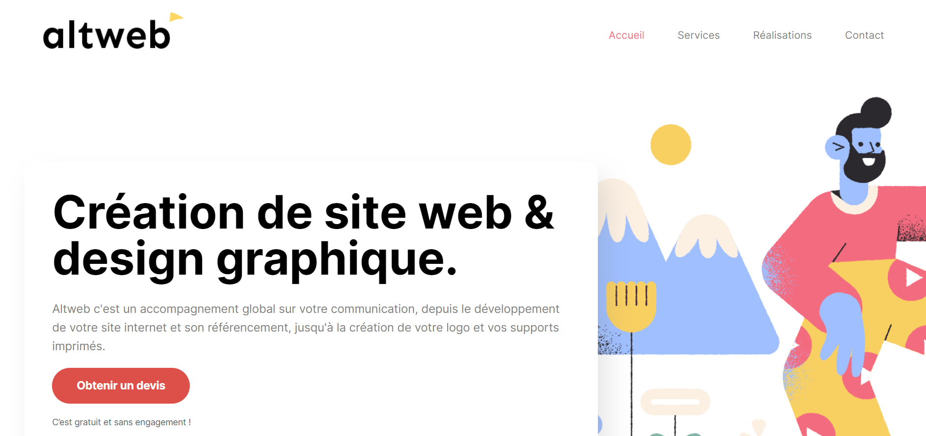  Altweb, concepteur de sites web et de graphiques - Agence Web à Grenoble