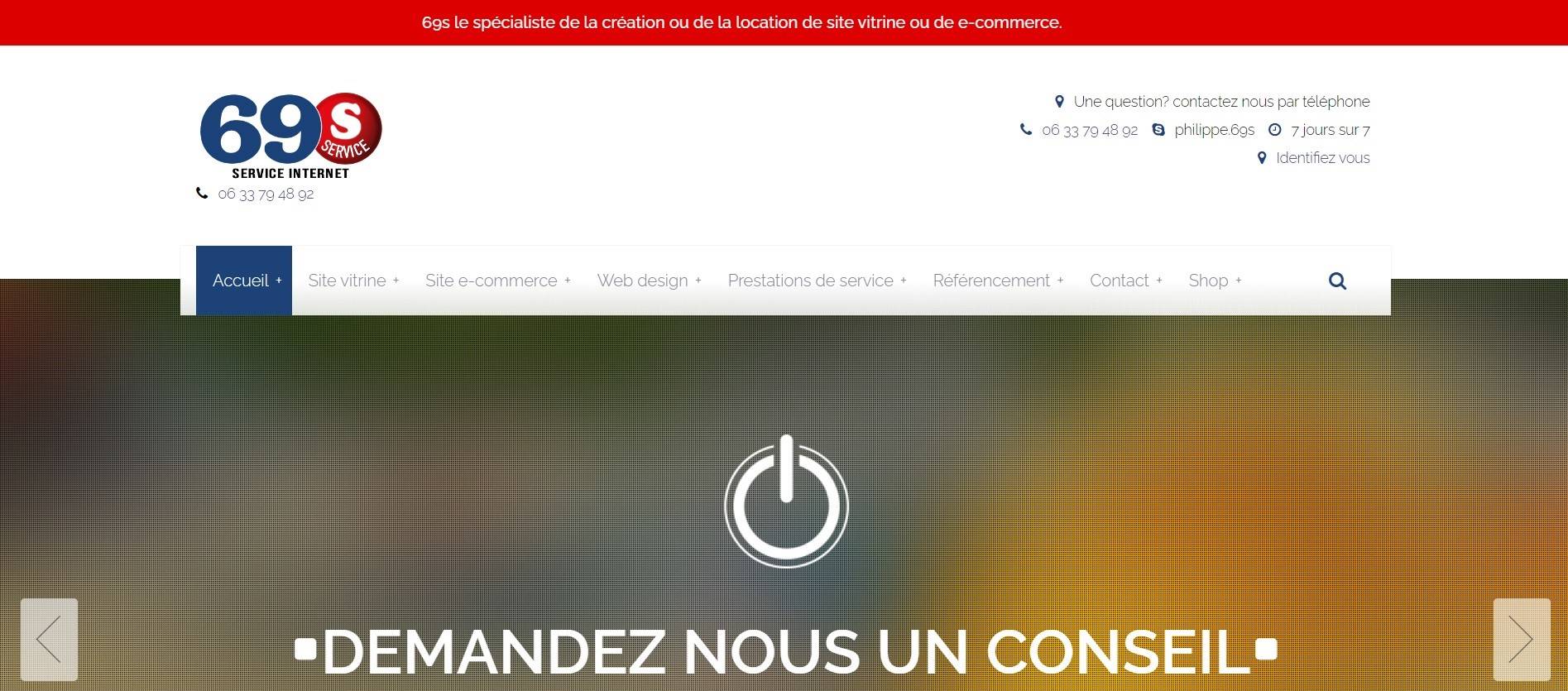  69 s service internet - Agence Web à l'Ile-Rousse