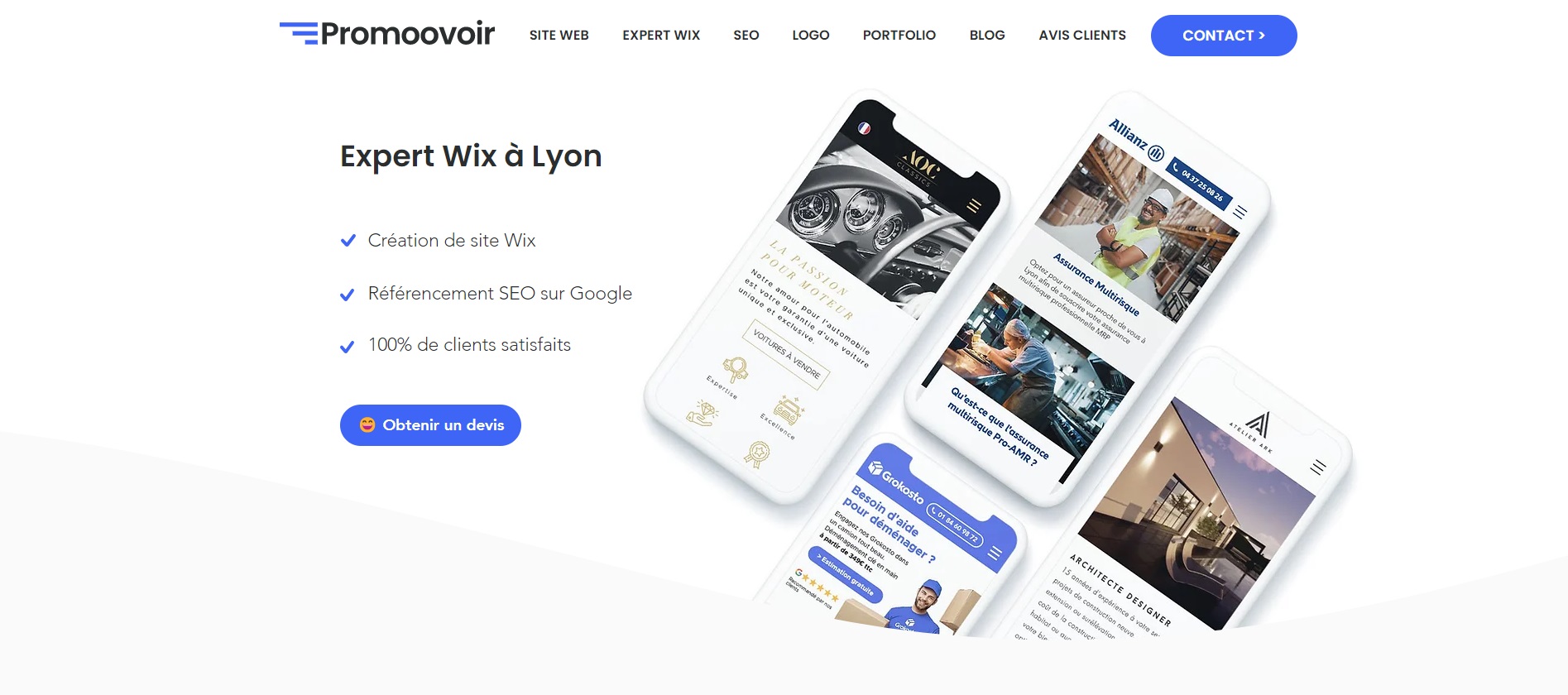  Promoovoir Expert Wix à Lyon - Agence Web à Lyon 