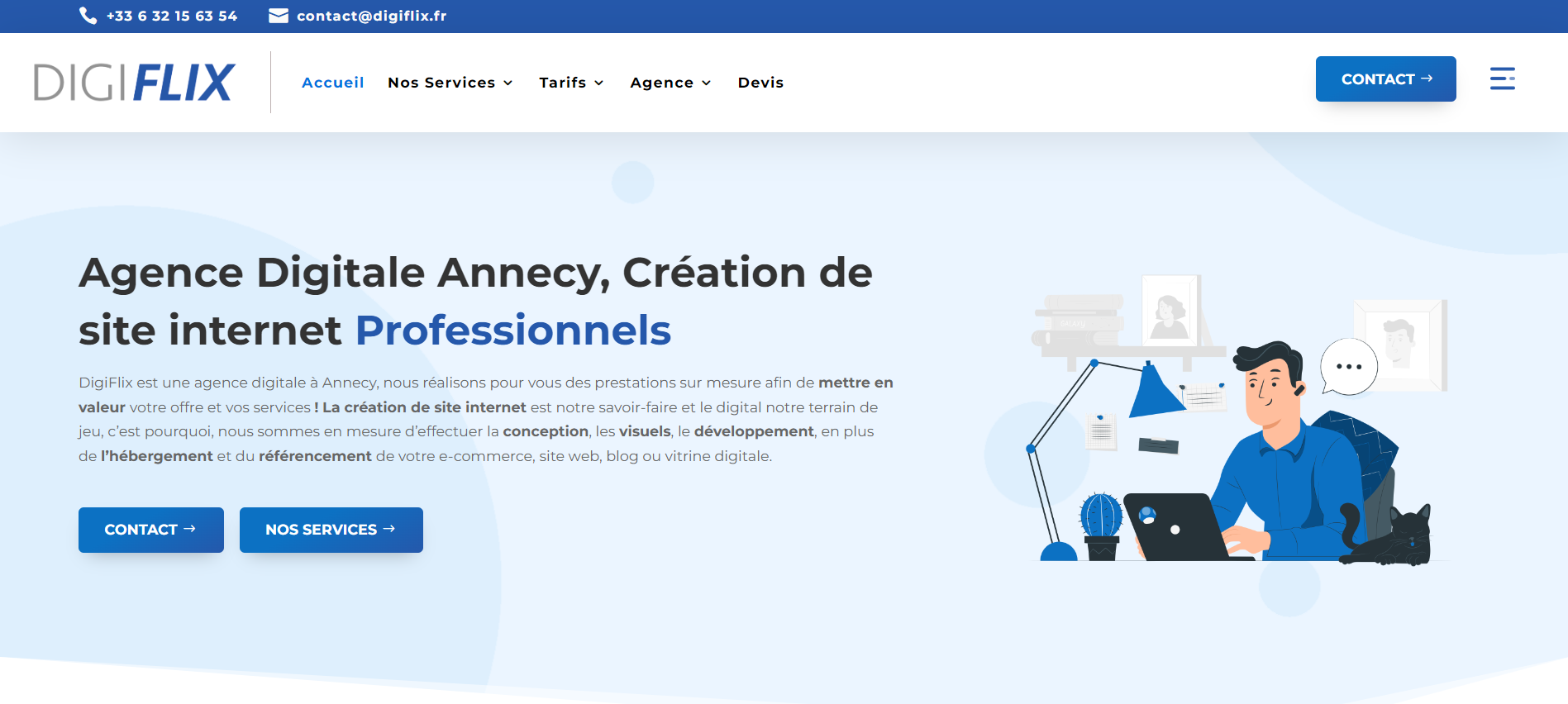  Agence DigiFlix — Annecy - Agence Web à Annecy