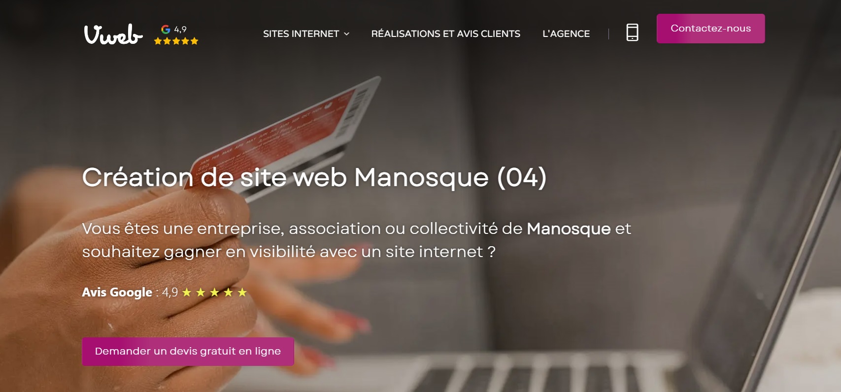 Agence web : Creation site internet Manosque - Agence Web à Digne
