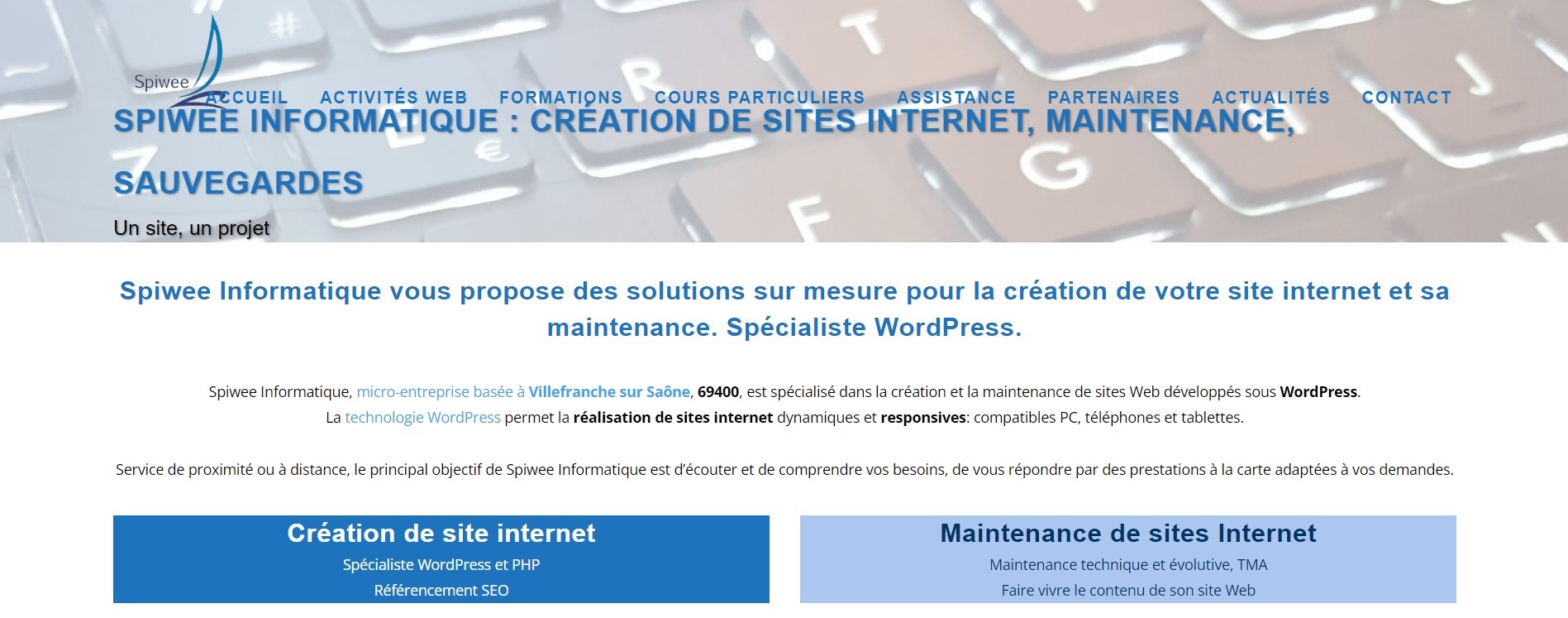  Spiwee Informatique - Agence Web à Villefranche-sur-Saône 