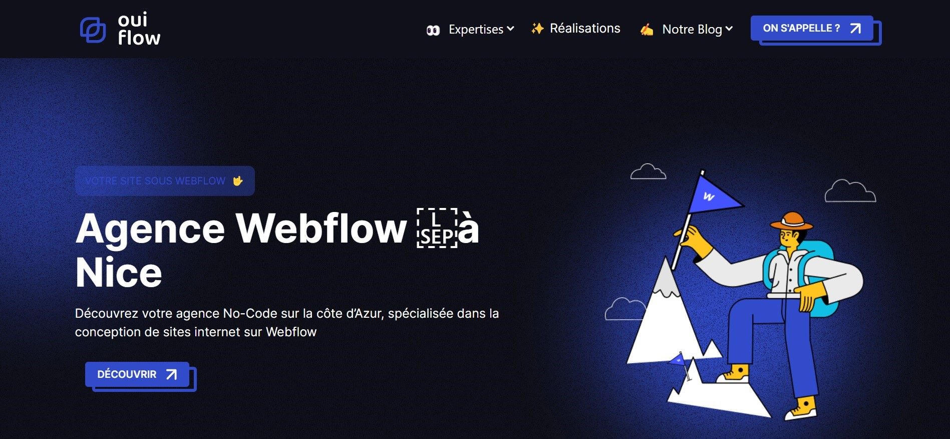  Webflow France Ouiflow - Agence Web à Nice