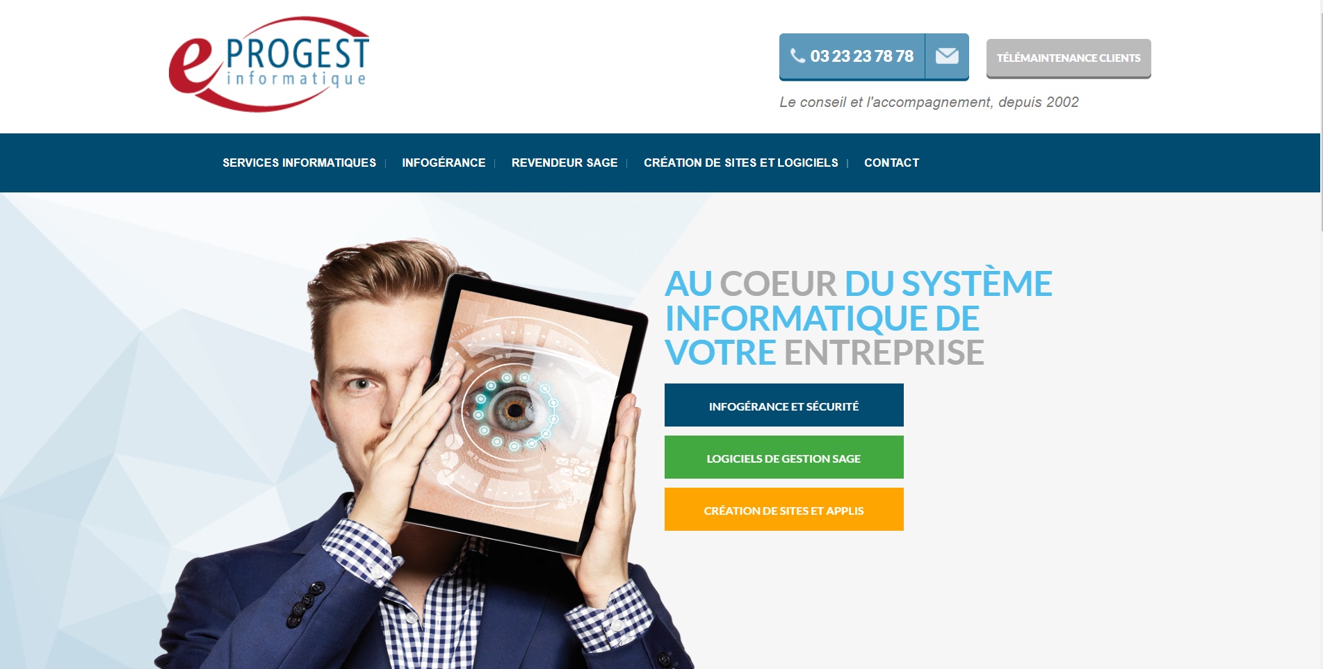  e Progest Informatique - Agence Web à Laon