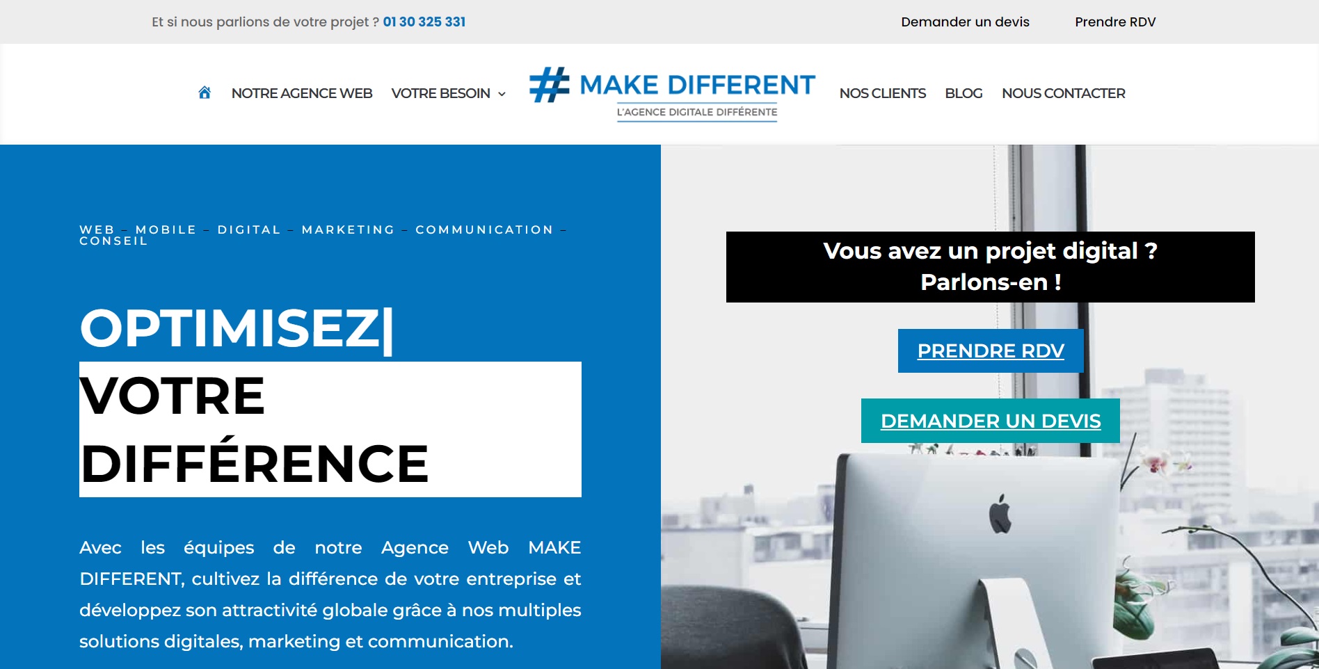  MAKE DIFFERENT - Agence Web à Caluire-et-Cuire