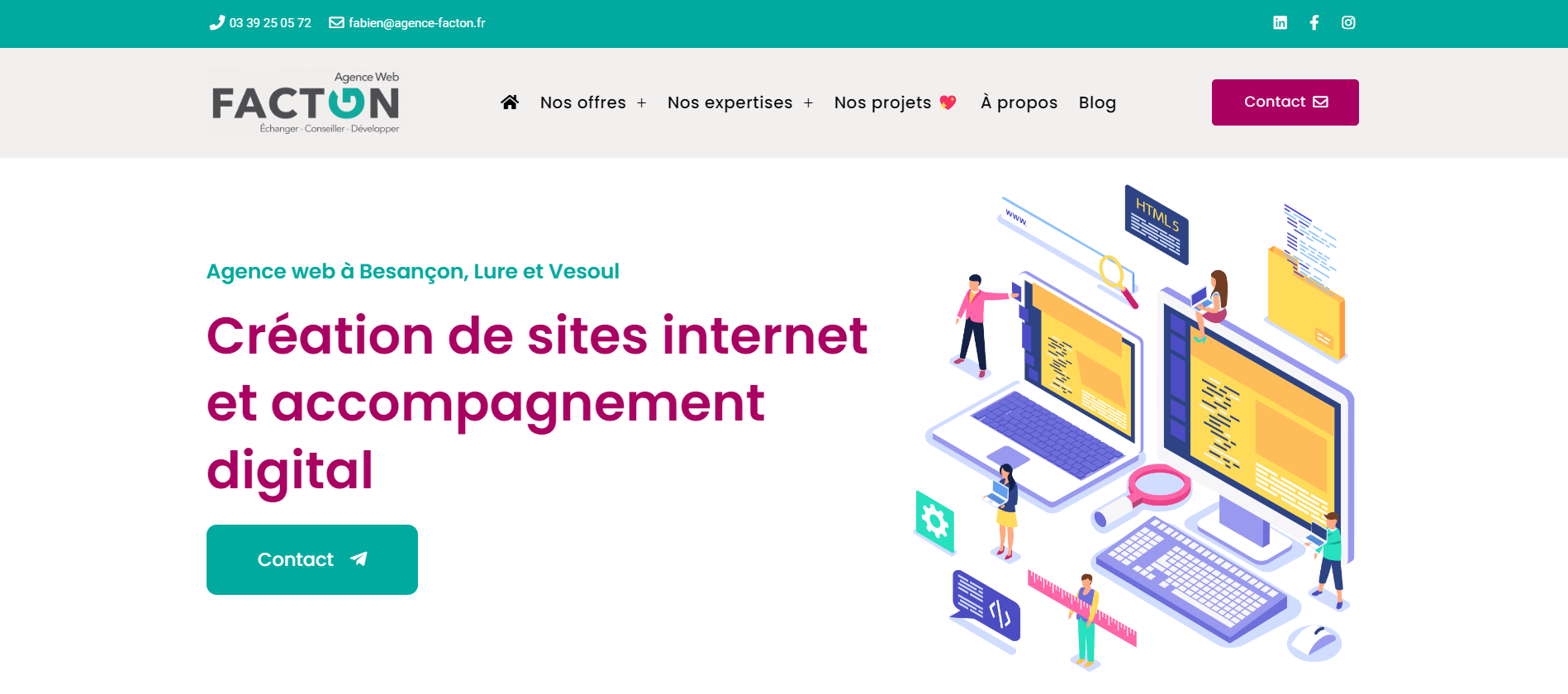  Agence Facton Besançon - Agence Web à Besançon