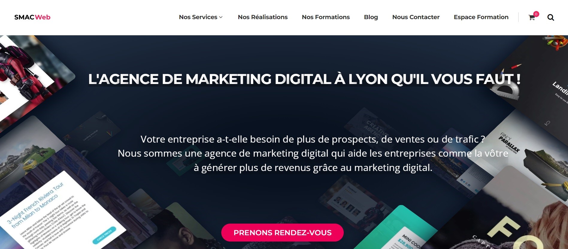  Conception de site web – Entreprise création site internet – SMAC WEB LYON - Agence Web à Vaulx-en-Velin