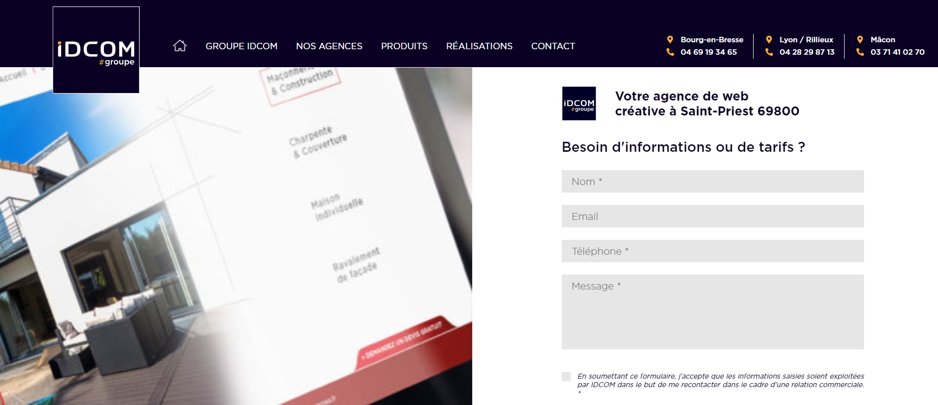  Agence IDCOM - Agence Web à Saint-Priest 