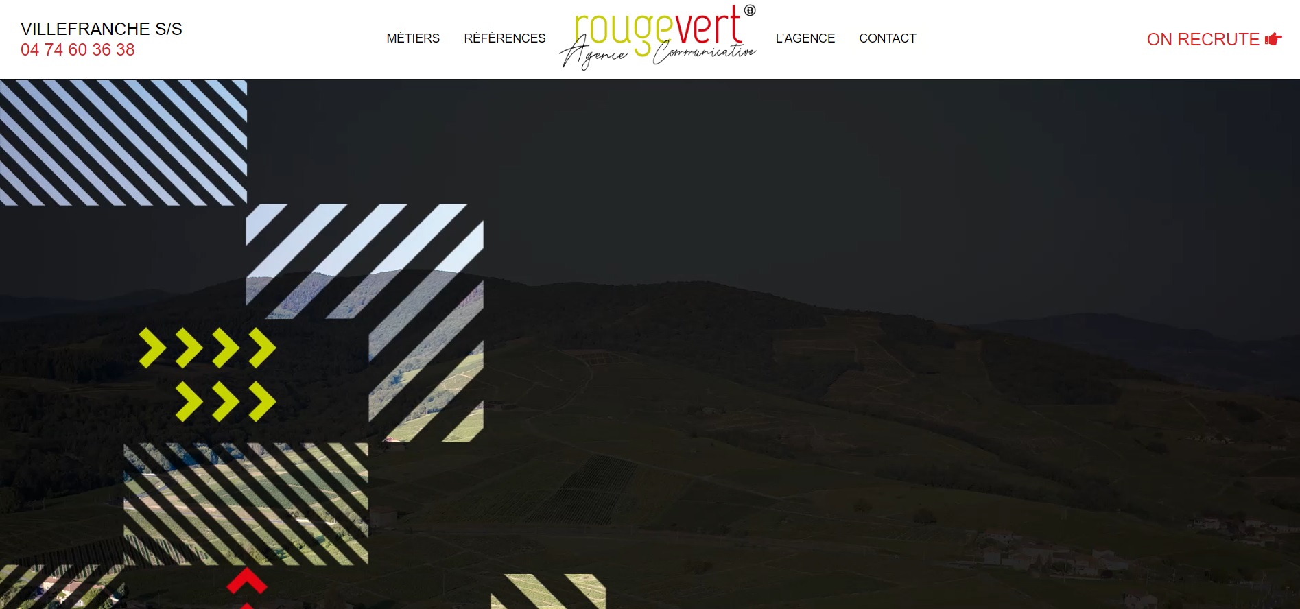  Rougevert Communication — Agence de communication, stratégie, conception graphique et création de site internet - Agence Web à Villefranche-sur-Saône 