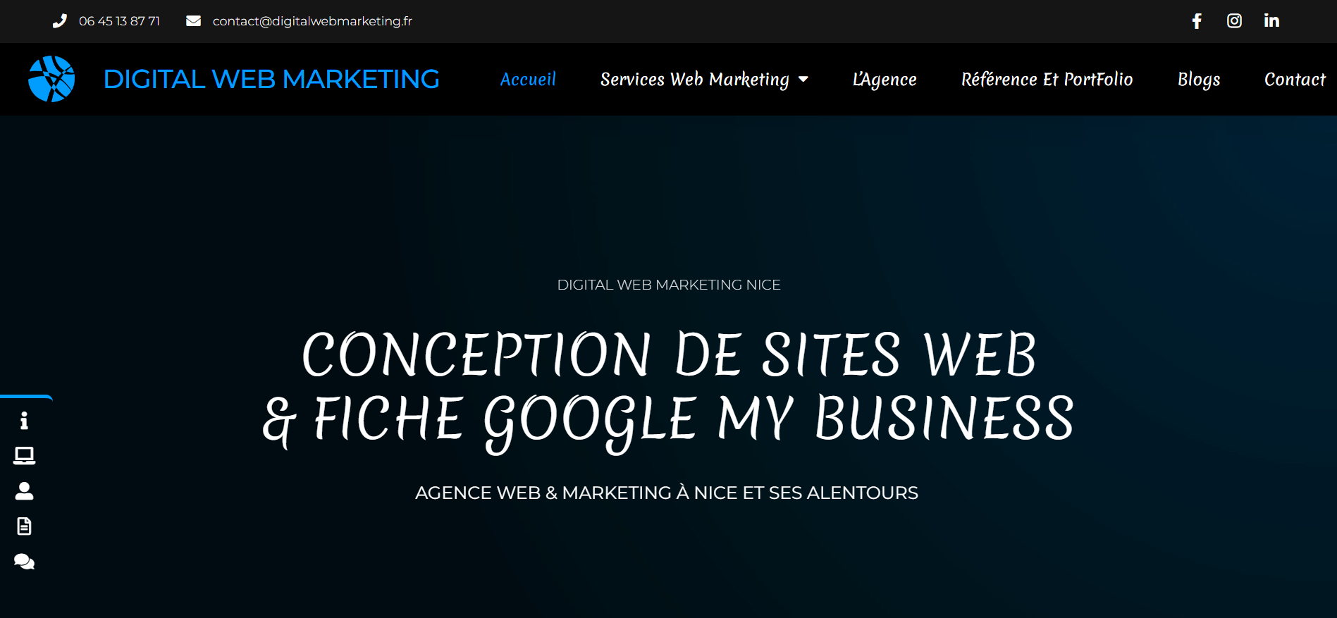  Creation de site internet Nice—Digital Web Marketing Nice - Agence Web à Nice