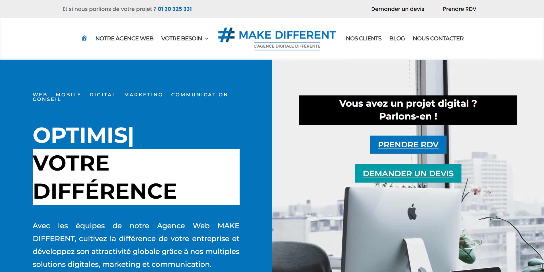 Make different - Agence Web à Saint-Priest 