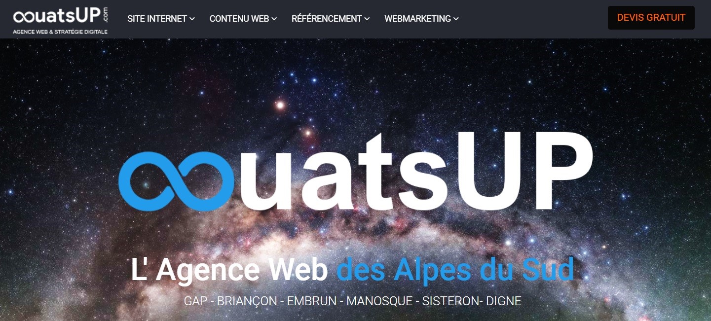  oouatsUP – Agence Web & Stratégie Digitale - Agence Web à Gap 