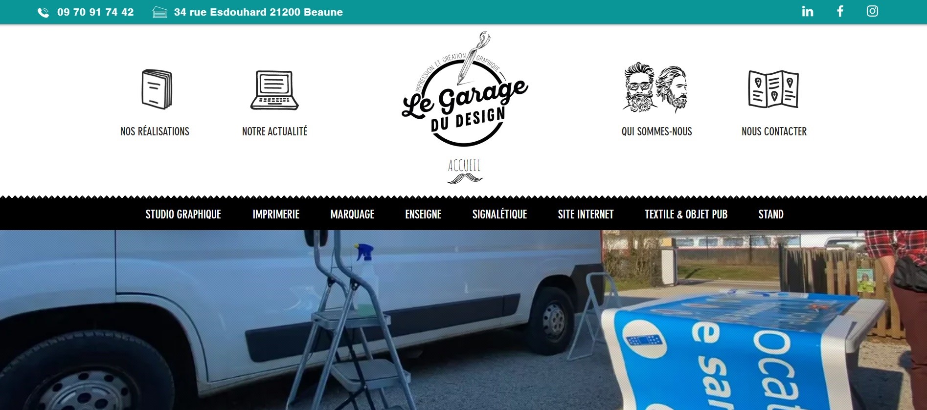  Le Garage du Design spécialiste en Marquages Publicitaire - Agence Web à Beaune 