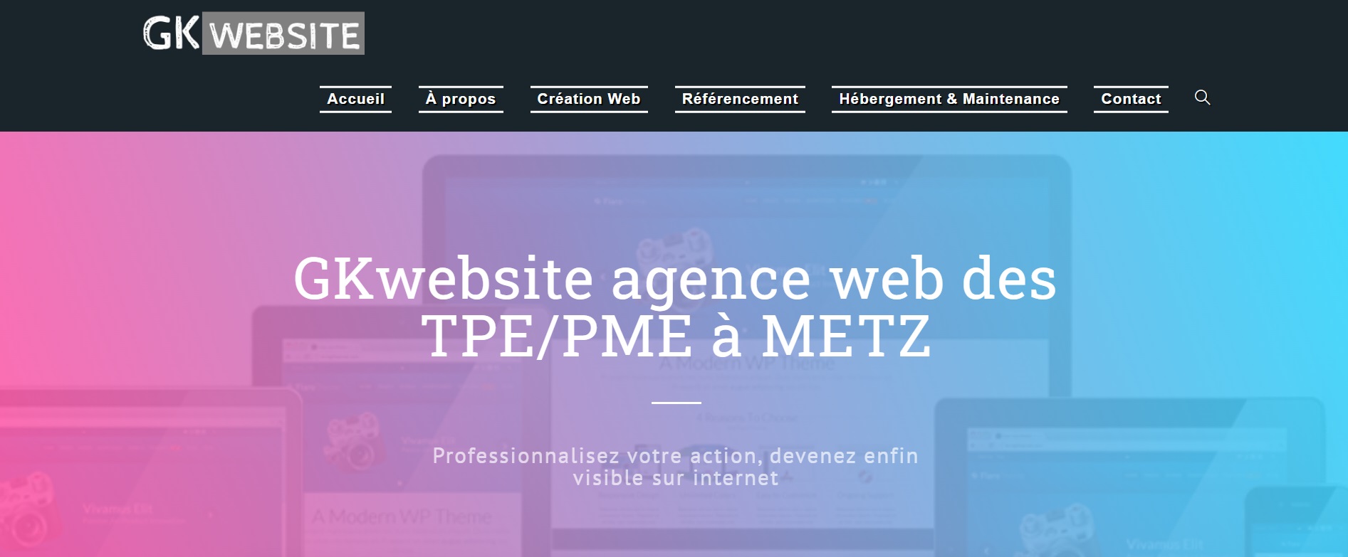  gkwebsite – Création de site internet - Agence Web à Thionville