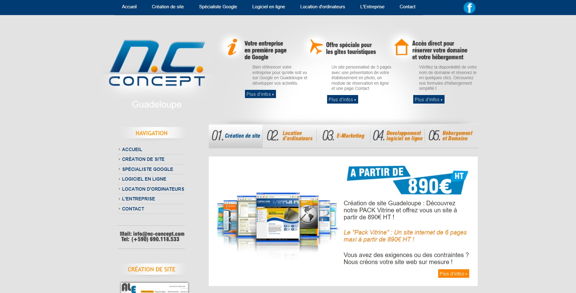  NC-CONCEPT – Agence Web Guadeloupe - Agence Web à Sainte-Rose