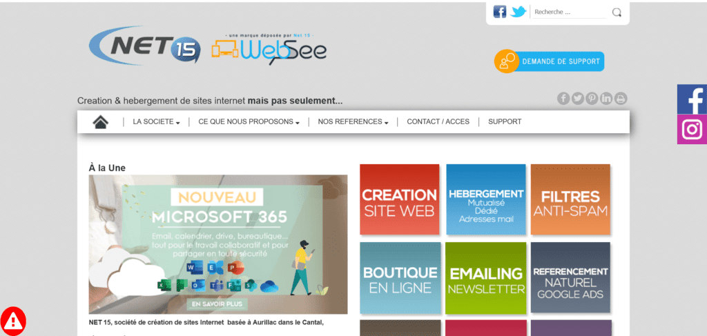 Net 15 - Agence Web à Aurillac
