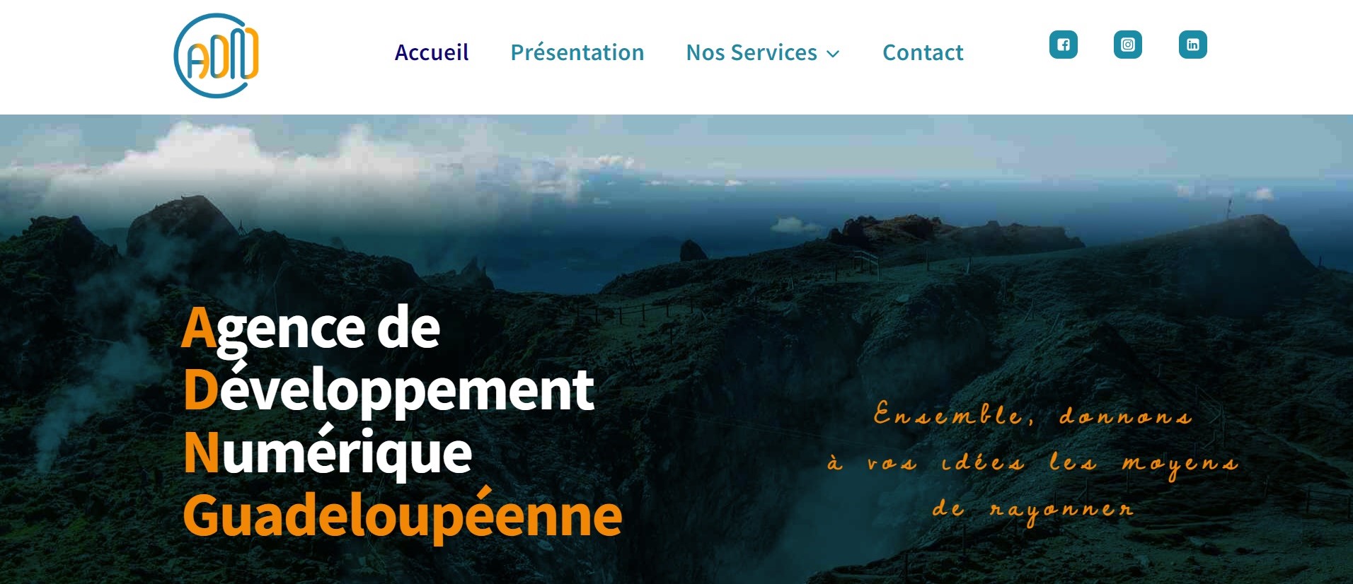  ADN Guadeloupe - Agence Web à Sainte-Rose