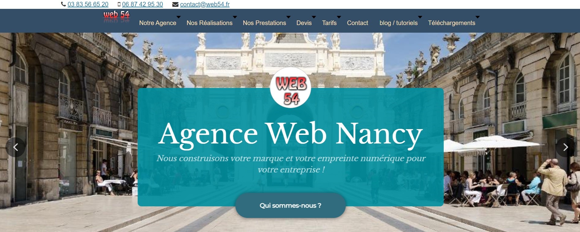  Agence WEB54/Référencement, Création et Maintenance - Agence Web à Nancy