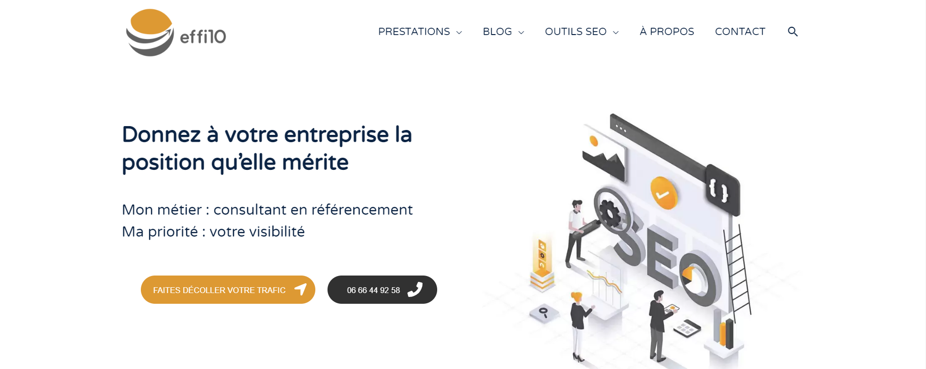 Agence web et SEO - effi10 - Agence Web à Troyes 