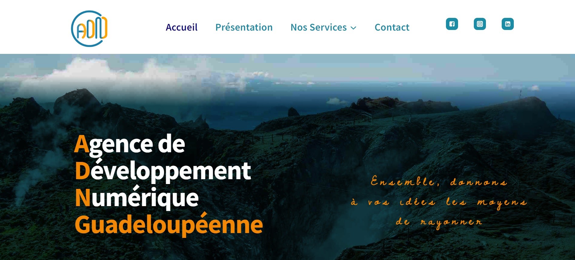  ADN Guadeloupe - Agence web à Sainte-Anne