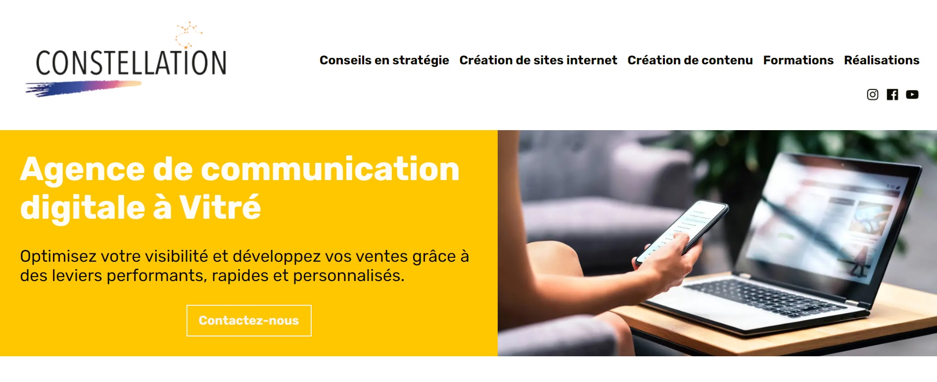  Agence Constellation — Communication digitale à Vitré - Agence web à Vitré