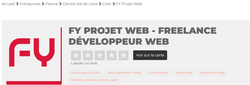 FY Projet Web - Agence Web à Bourges